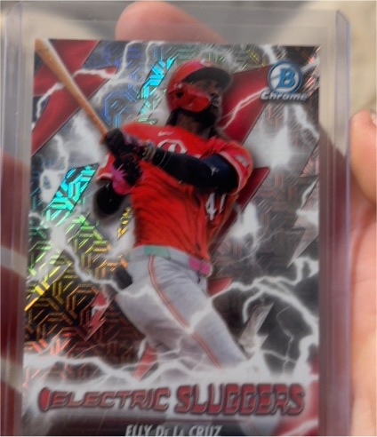 2022 Bowman Chrome Electric Sluggers #ES-ELC Eloy R. L. Cruz — front
