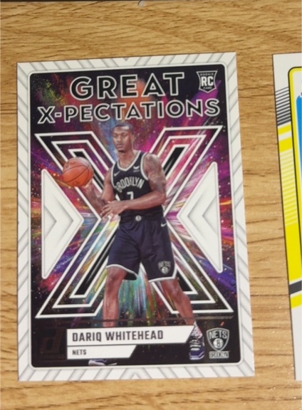 2022 Panini Donruss Great X-Pectations #GXP-1 Dariq Whitehead — front