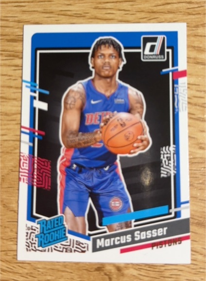 2022 Donruss #176 Marcus Sasser — front