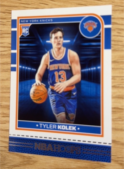 2022 Panini NBA Hoops RC Tyler Kolek — front