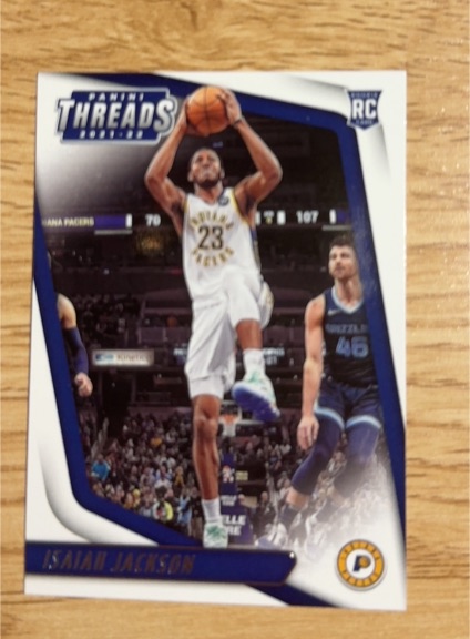 2021 Panini Threads #RC Isaiah Jackson — front