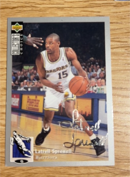 1993 Upper Deck Collector's Choice #3 Latrell Sprewell — front