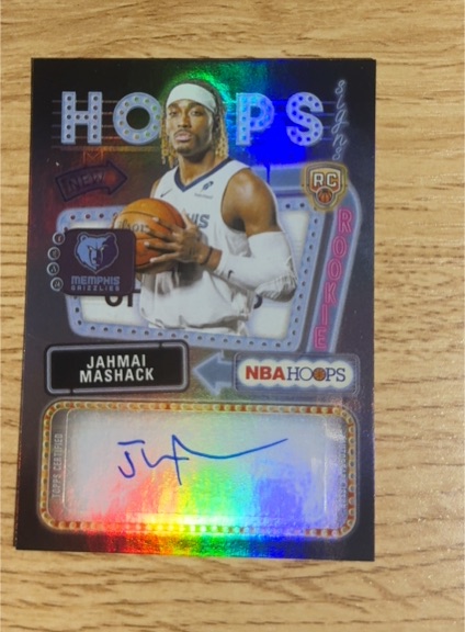 2022 NBA Hoops Rookie Signatures #RC Jahmai Mashack — front