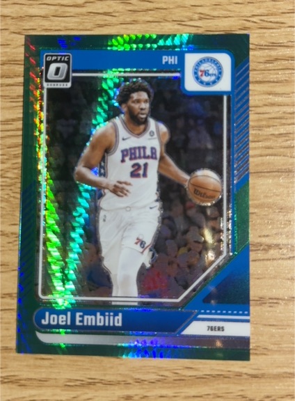 2020 Donruss Optic #21 Joel Embiid — front