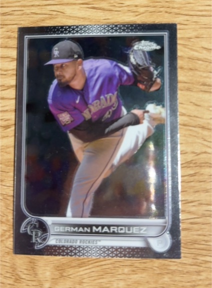 2022 Topps Chrome #TC-22 German Marquez — front
