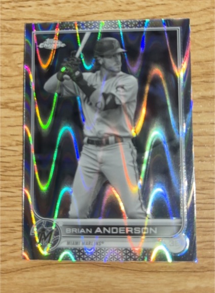 2015 Topps Chrome #25 Brian Anderson — front