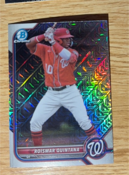 2021 Bowman Chrome #BCP-10 Roismar Quintana — front