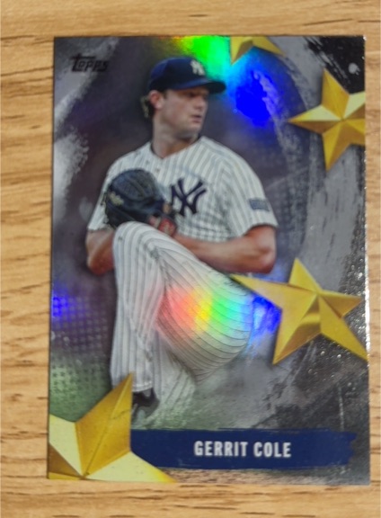 2020 Topps Series 1 Gold Stars #GS-7 Gerrit Cole — front