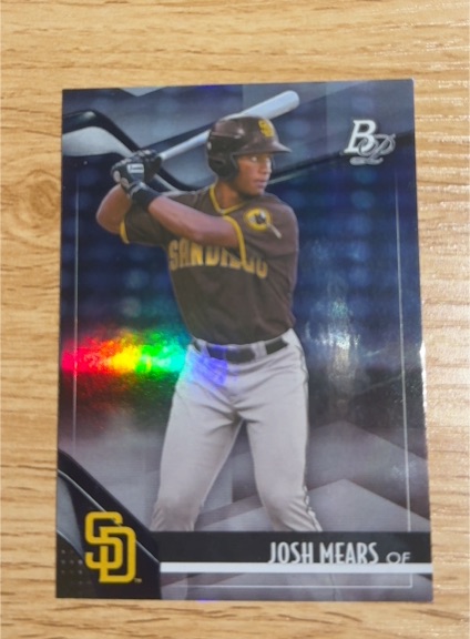 2022 Bowman Prospects #BP-22 Josh Mears — front