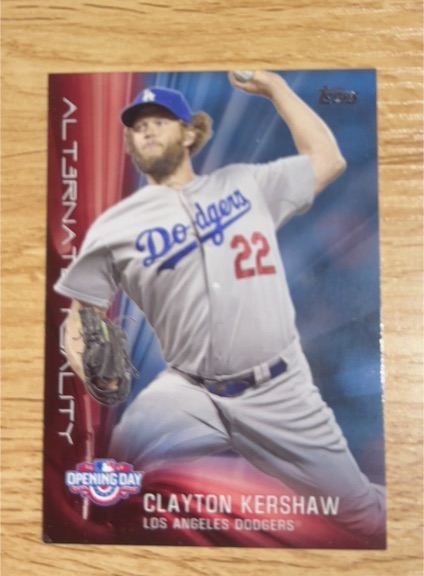 2023 Topps Opening Day Alternate Reality #AD-CK Clayton Kershaw — front