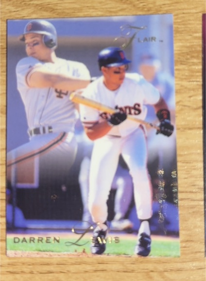 1993 Fleer #LAIR Darren Lewis — front