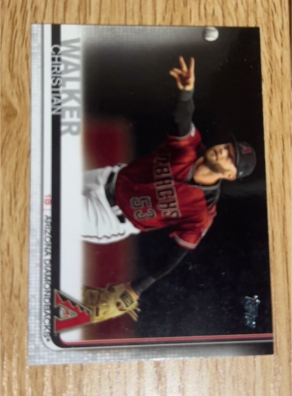 2021 Topps #13 Christian Walker — front