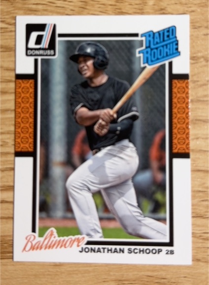 2022 Donruss Rated Rookie #RR-1 Jonathan Schoop — front