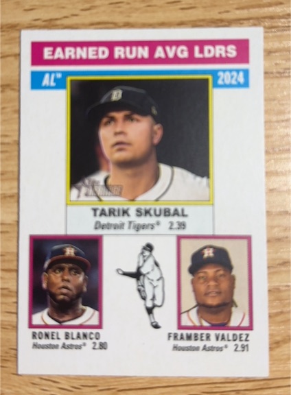 2024 Topps Earned Run Avg LDRS Tarik Skubal — front
