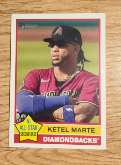 2023 Topps Heritage #Ketel Marte — front