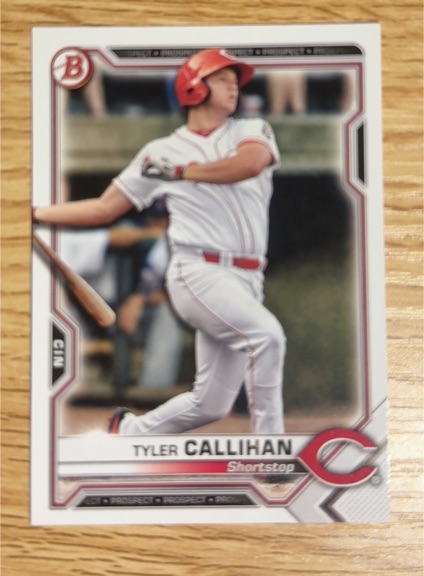 2023 Bowman #CIN Tyler Callihan — front