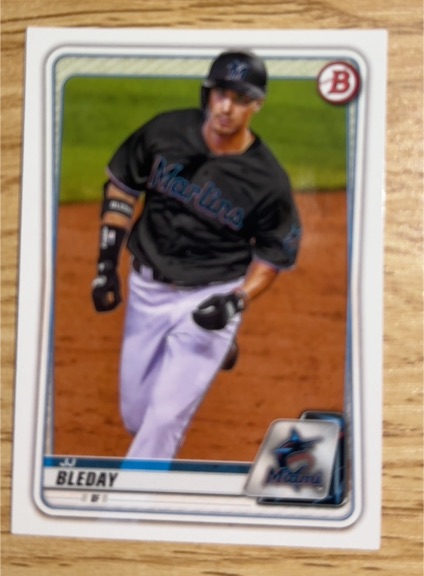 2020 Bowman #BP-1 JJ Bleday — front