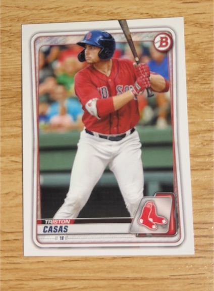 2021 Bowman #18 Triston Casas — front
