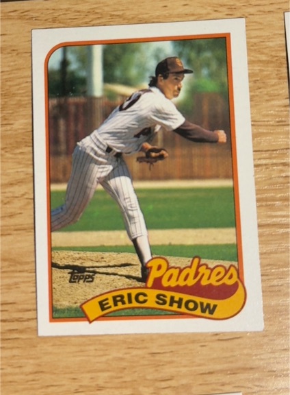 1984 Topps #430 Eric Show — front