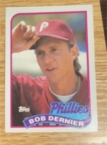 1988 Topps #350 Bob Dernier — front