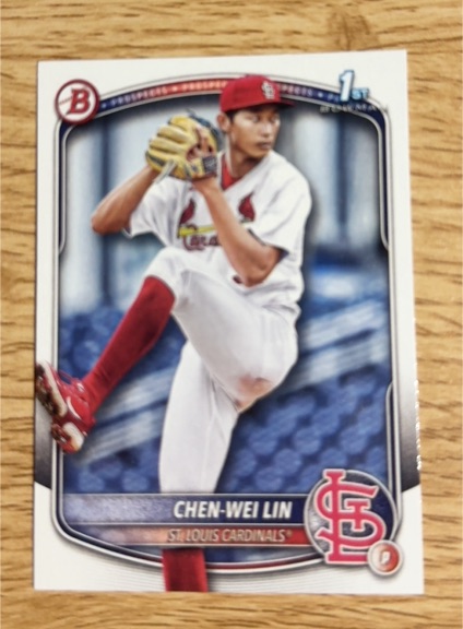 2022 Bowman #1 Chen-Wei Lin — front