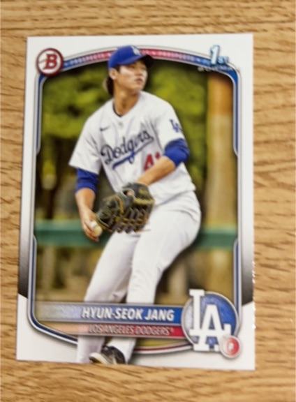 2023 Bowman #1 Hyun-Seok Jang — front