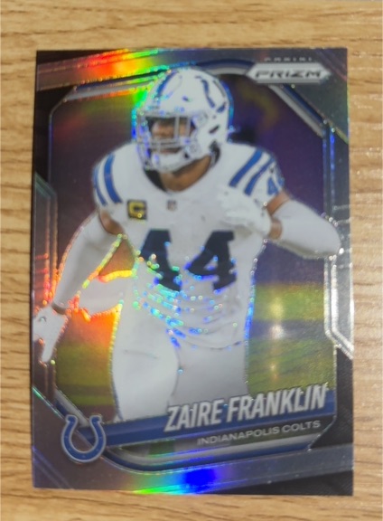 2021 Panini Prizm #44 Zaire Franklin — front