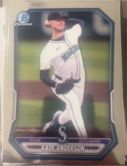 2022 Bowman Chrome #BCP-1 Kade Anderson — front