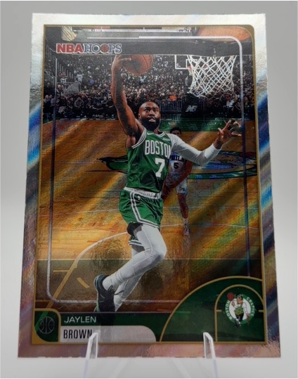 2021 NBA Hoops #7 Jaylen Brown — front