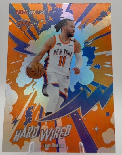 2022 NBA Hoops Hard Wired #HW-JB Jalen Brunson — front