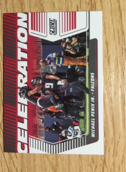 2023 Score Celebration Michael Penix Jr. Falcons — front