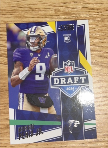 2024 Score NFL Draft #Michael Penix Jr. — front