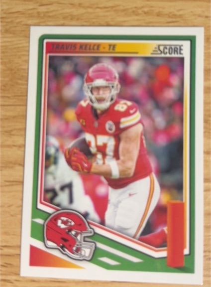 2022 Score #87 Travis Kelce — front