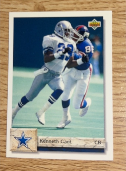 1991 Upper Deck #230 Kenneth Gant — front