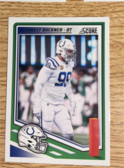 2022 Score #255 DeForest Buckner — front