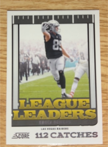 2020 Score League Leaders #LE-1 Darren Waller — front