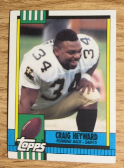 1989 Topps #343 Craig Heyward — front