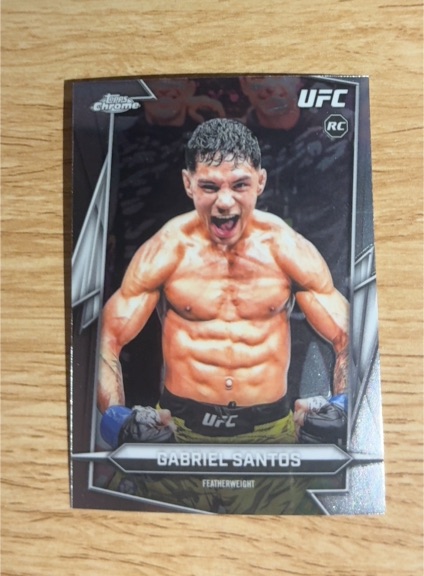 2022 Topps Chrome UFC #RC Gabriel Santos — front