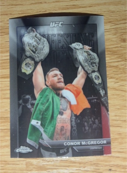 2020 Topps Chrome UFC #LM-1 Conor McGregor — front