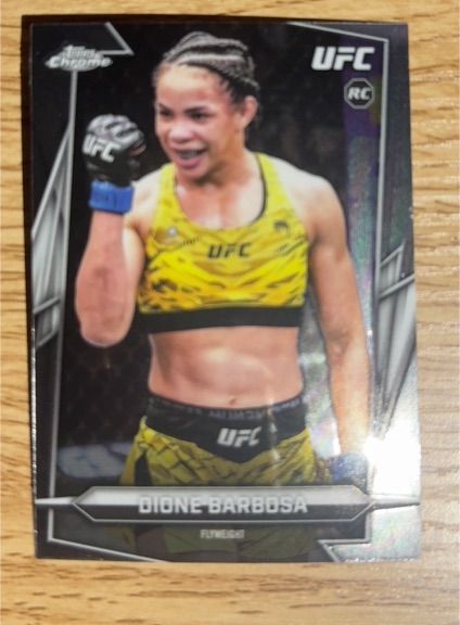 2020 Topps Chrome UFC #RC Dione Barbosa — front
