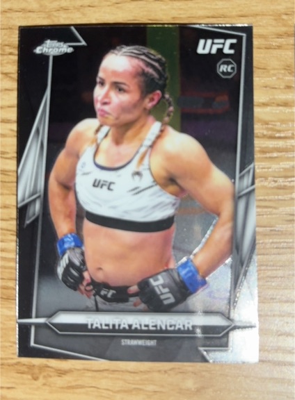 2021 Topps Chrome UFC #RC Talita Alencar — front