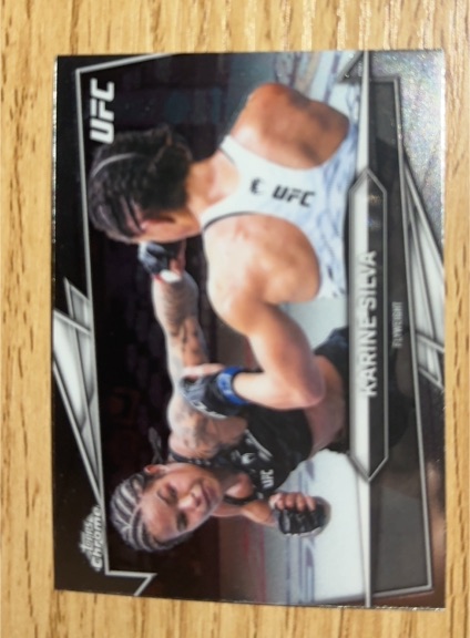 2022 Topps Chrome UFC #48 Karine Silva — front