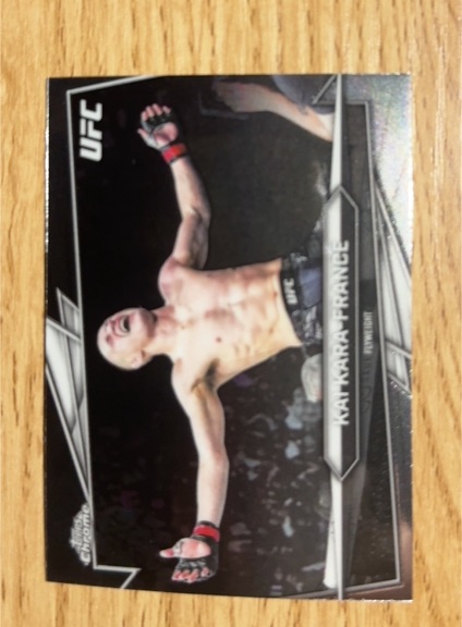 2020 Topps Chrome UFC Khamzat Chimaev — front