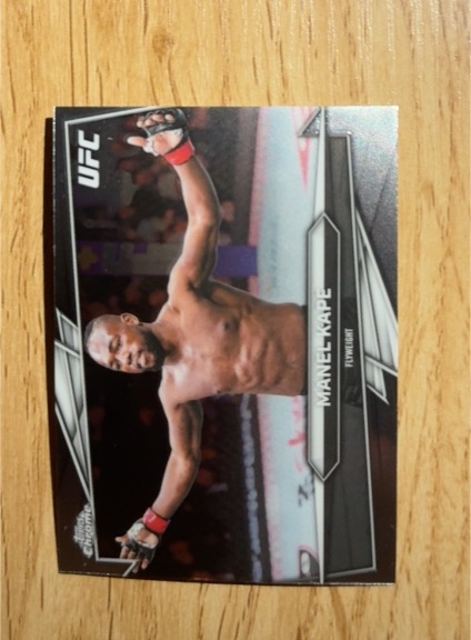 2020 Topps Chrome UFC Mane-Krape — front