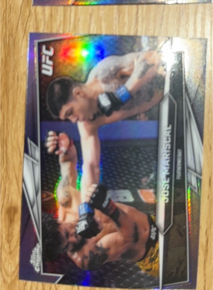 2021 Topps UFC Chrome #7 Jose Mariscal — front