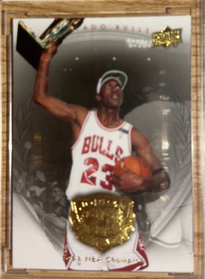 1997 Upper Deck Michael Jordan Championship Belt #23 — front