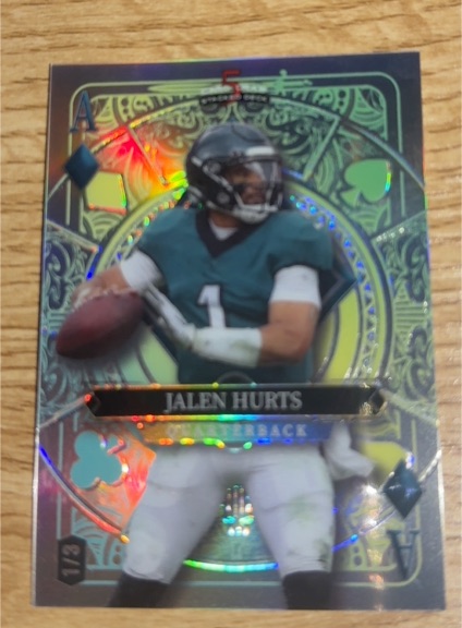 2021 Panini Absolute Football #5 Jalen Hurts — front
