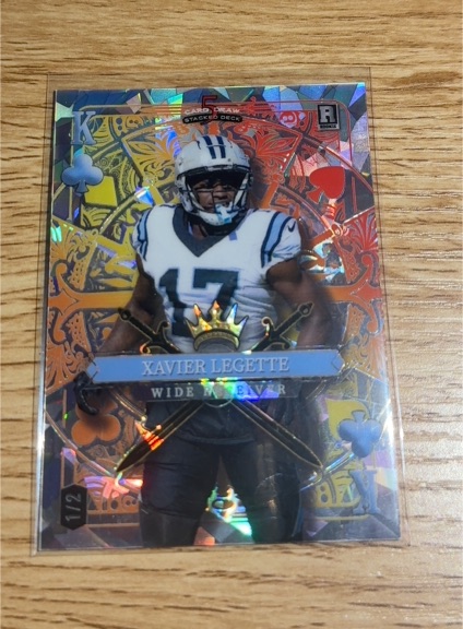 2022 Rookie Card Stack'd Deck #1/2 Xavier Legette — front