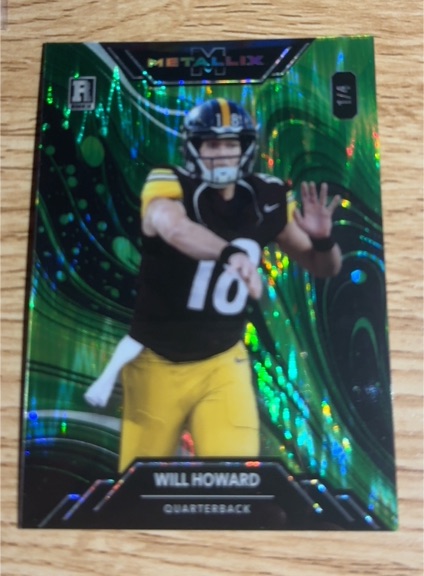 2023 Panini Donruss Metalix #Will Howard 1/4 — front