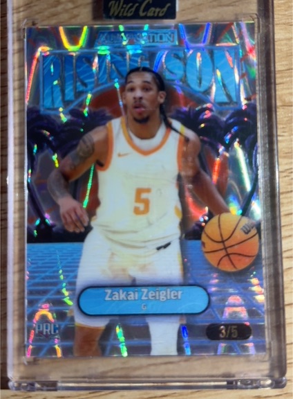 2022 Panini Illusions Risin' Son Zakai Zeigler — front